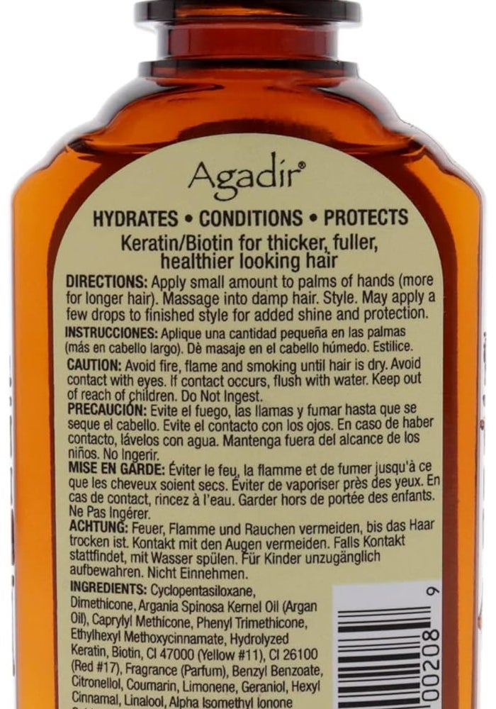 Agadir Argan Oil Hair Treatment - 118 ml Leave-In Treatment for Shiny, Smooth, and Healthy Hair - Image 2